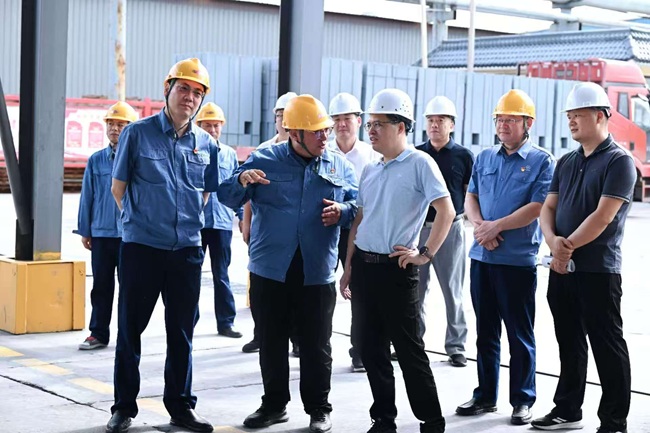 洛陽市副市長(zhǎng)陳劍鋒一行到萬基控股集團(tuán)調(diào)研